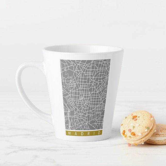 Madrid Karte Milchtasse (Beispiel)