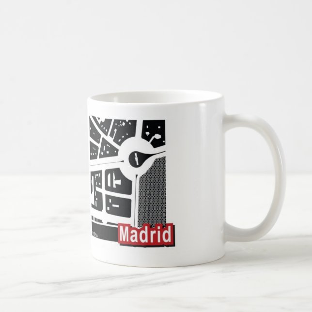 Madrid-Karte Tasse (Rechts)