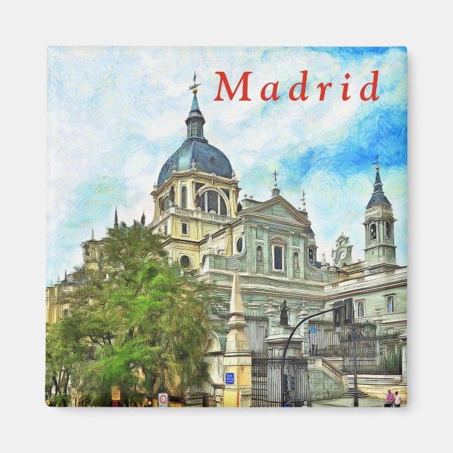 Madrid. Kathedrale Almudena. Magnet (Vorne)