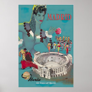 Madrid Kunst Spanien Druck Spanische Malerei Iberi Poster