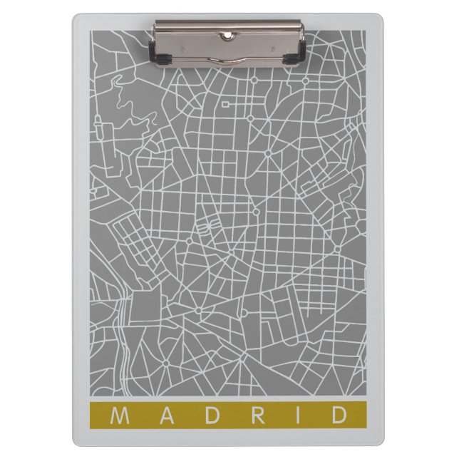 Madrid map klemmbrett (Vorderseite)