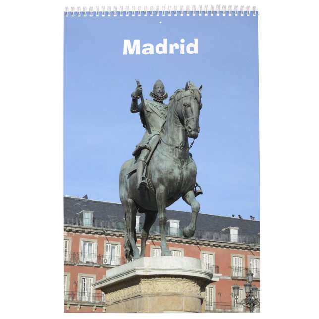 Madrid Mauer Kalender 12 Monate (Titelbild)