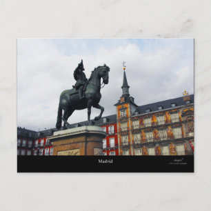 Madrid Plaza Mayor Centro de Madrid Postkarte