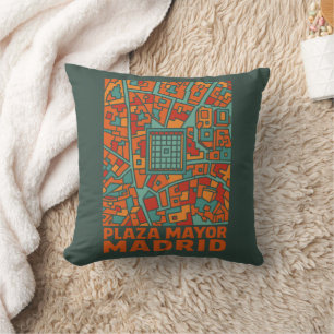 Madrid Plaza Mayor Kissen