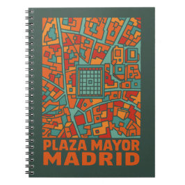 Madrid Plaza Mayor Notizblock