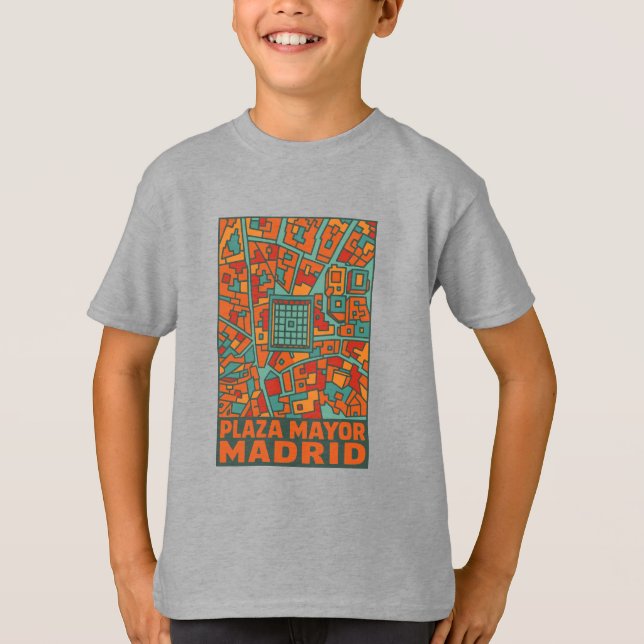 Madrid Plaza Mayor T-Shirt (Vorderseite)