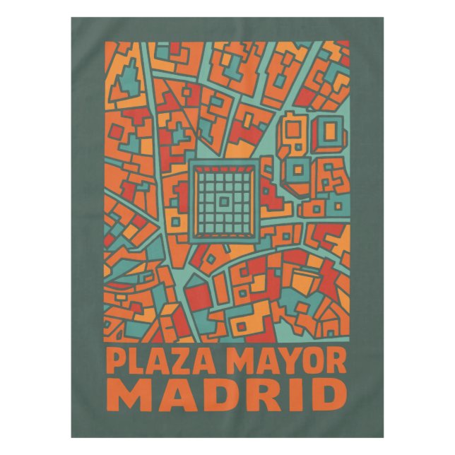 Madrid Plaza Mayor Tischdecke (Vorderseite)