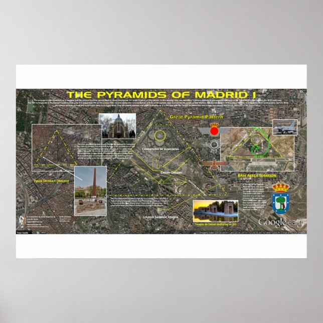 Madrid Pleiades Muster 3 Poster (Vorne)