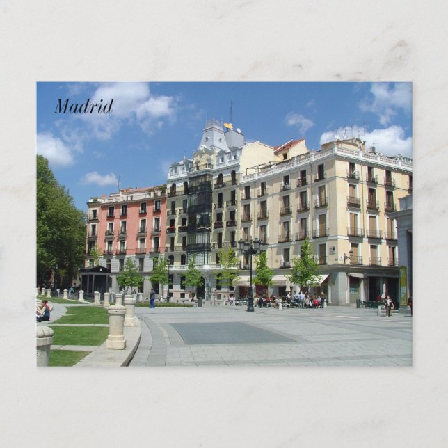 Madrid Postkarte (Vorderseite)