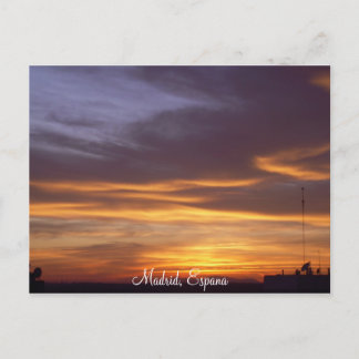 Madrid Postkarte
