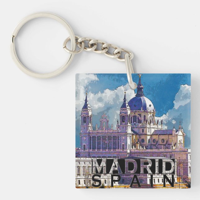 Madrid Schlüsselanhänger (Vorderseite)