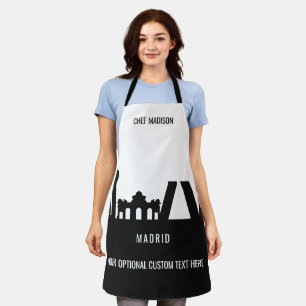 Madrid Sehenswürdigkeiten individuelle Name und Te Schürze