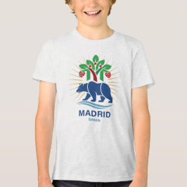 Madrid Spain Europe Tri-Blend Shirt