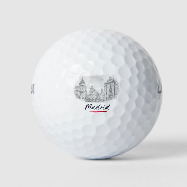Madrid - Spain - Via Grande Golfball (Vorderseite)