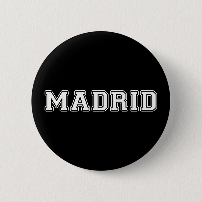 Madrid Spanien Button (Vorderseite)