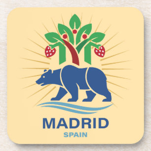 Madrid Spanien Europa Getränkeuntersetzer