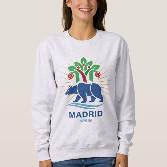 Madrid Spanien Europa Sweatshirt (Vorderseite)