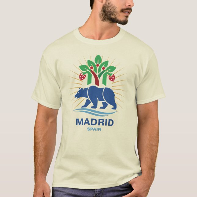 Madrid Spanien Europa T-Shirt (Vorderseite)