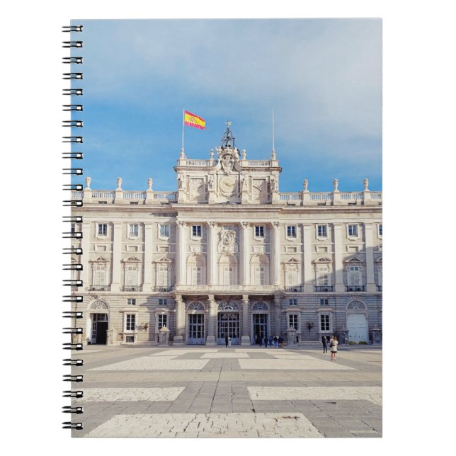 Madrid Spanien Festung Palast Notizblock (Vorderseite)