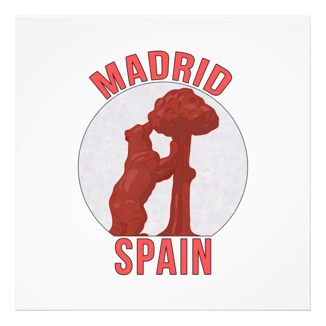 Madrid Spanien Fotodruck (Vorne)