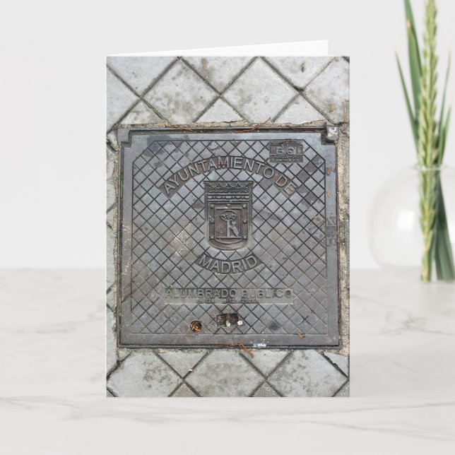 Madrid, Spanien Grußkarte Karte (Vorderseite)