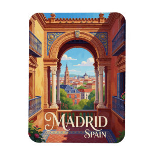 Madrid Spanien Historische Architektur Spanische R Magnet