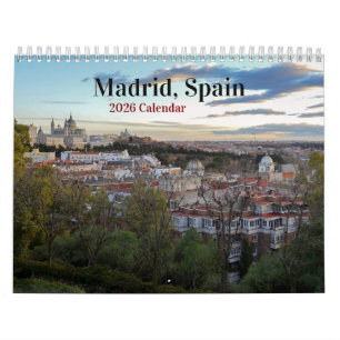 Madrid Spanien - Kalender 2026