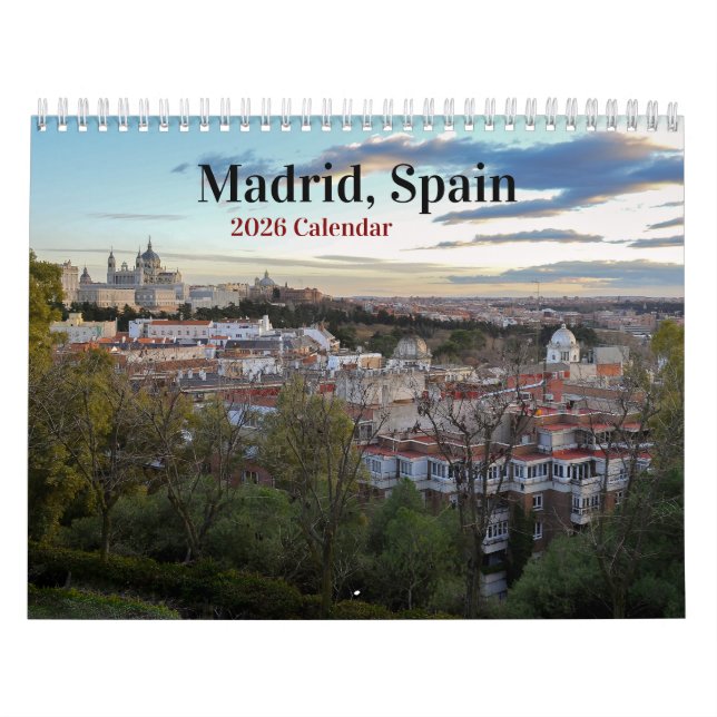 Madrid Spanien - Kalender 2026 (Titelbild)
