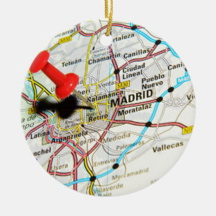 Madrid, Spanien Keramik Ornament