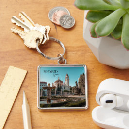 Madrid Spanien Landschaft Souvenir Schlüsselanhänger