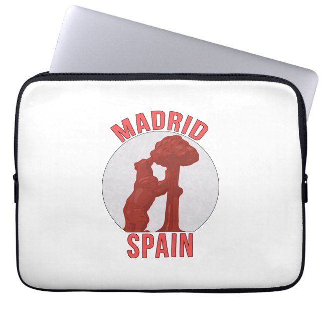 Madrid Spanien Laptopschutzhülle (Vorderseite)