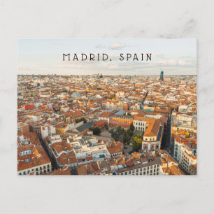 Madrid Spanien Luftbild Stadtansicht Reise Postkarte