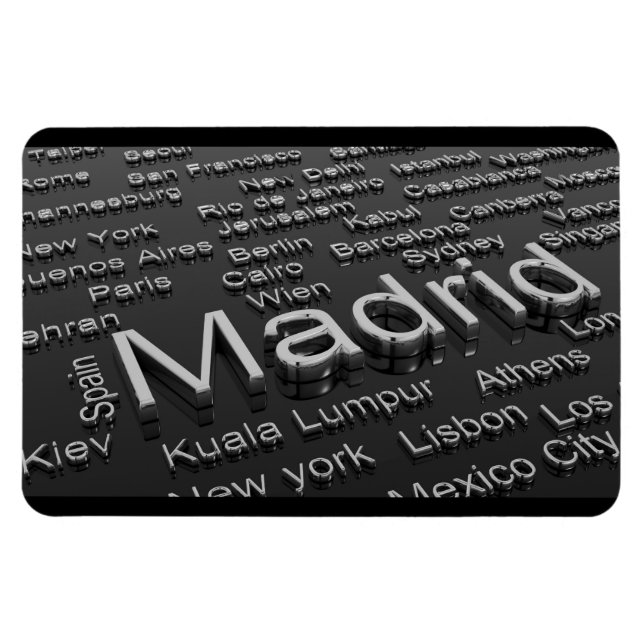Madrid, Spanien, Magnet (Horizontal)