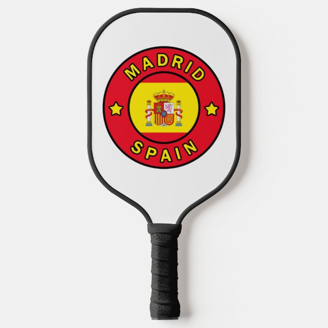 Madrid Spanien Pickleball Schläger (Vorderseite)