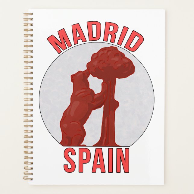 Madrid Spanien Planer (Vorderseite)