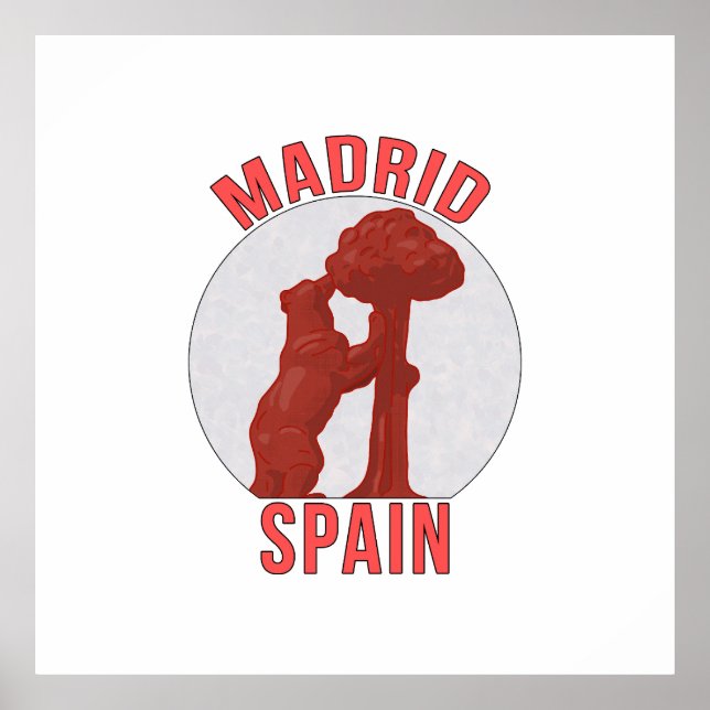 Madrid Spanien Poster (Vorne)