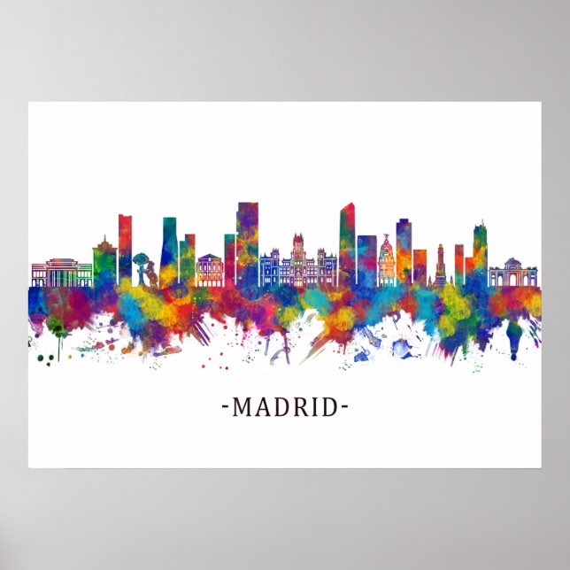 Madrid Spanien Poster (Vorne)