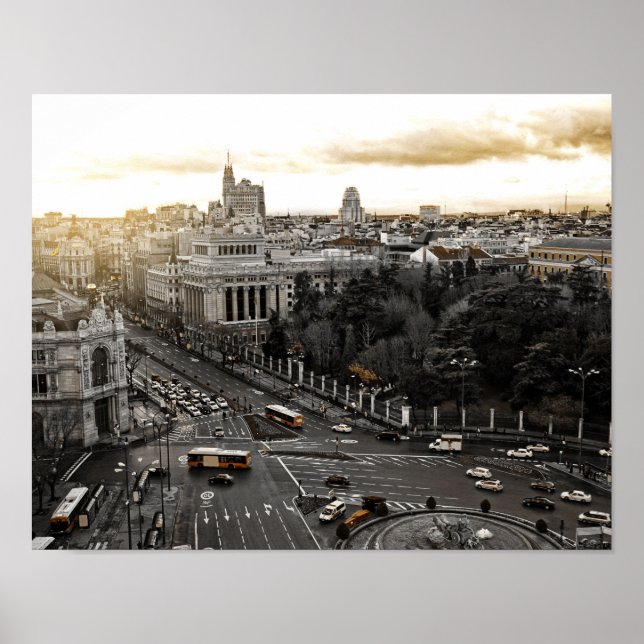 Madrid Spanien Poster (Vorne)