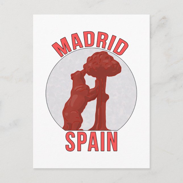Madrid Spanien Postkarte (Vorderseite)