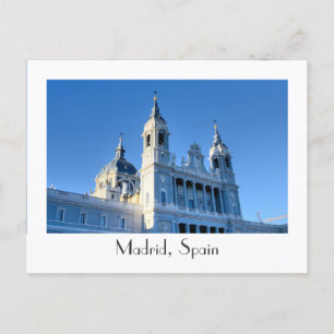 Madrid, Spanien Postkarte