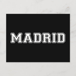 Madrid Spanien Postkarte