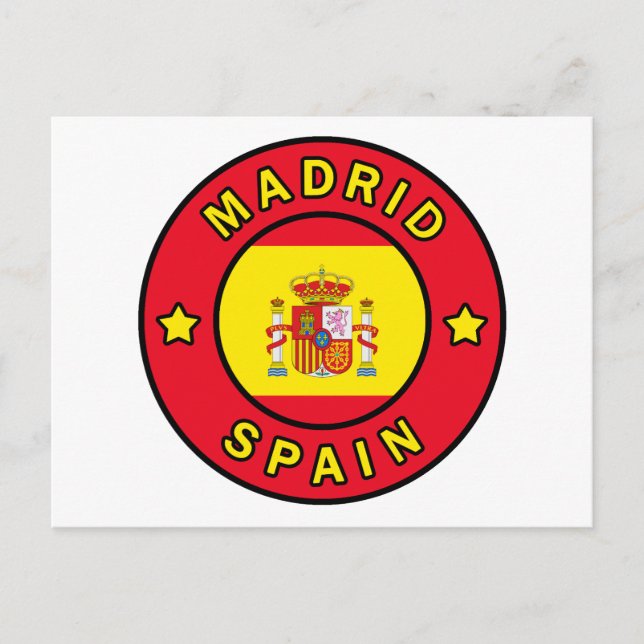 Madrid Spanien Postkarte (Vorderseite)