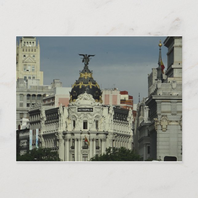 Madrid Spanien Postkarte (Vorderseite)