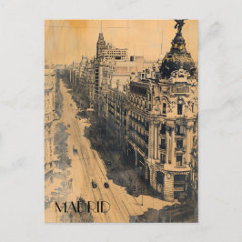 Madrid Spanien Reisen Postkarte