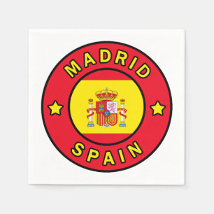 Madrid Spanien Serviette