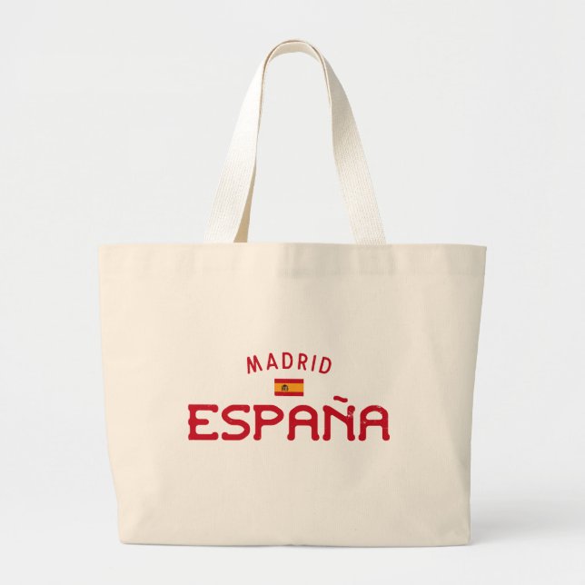Madrid Spanien (Spanien) Jumbo Stoffbeutel (Vorne)