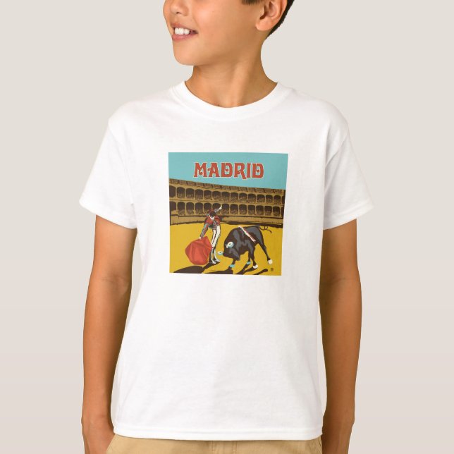 Madrid, Spanien T-Shirt (Vorderseite)