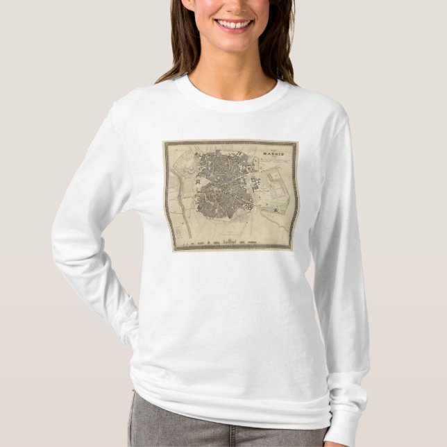 Madrid, Spanien T-Shirt (Vorderseite)