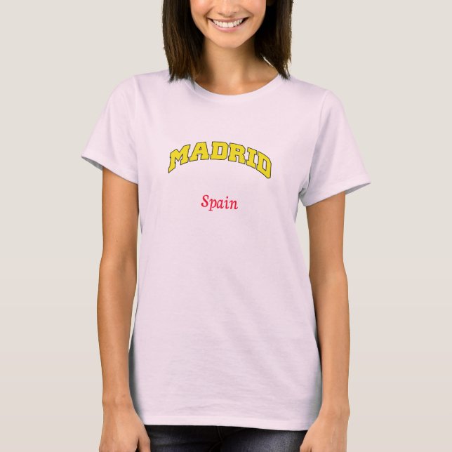Madrid - Spanien T-Shirt (Vorderseite)