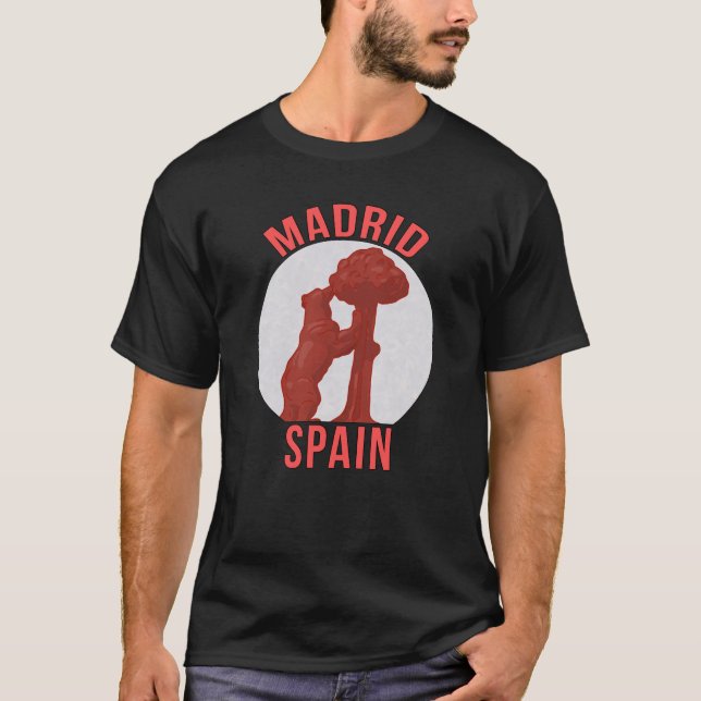 Madrid Spanien T-Shirt (Vorderseite)